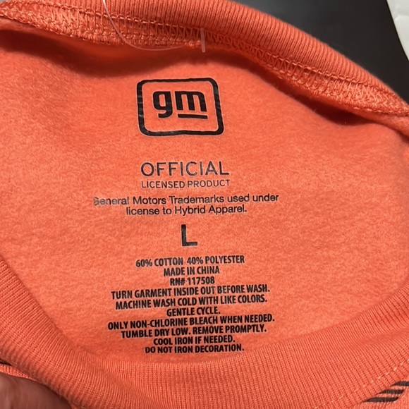 GM, NWT, sweater corvette prints, Large - Picture 3 of 3